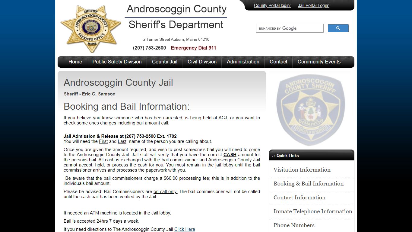 Androscoggin County Sheriff's Department | Androscoggin ...